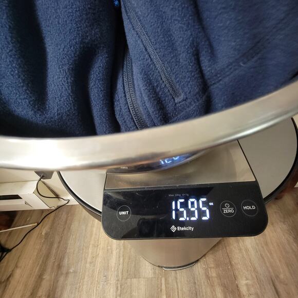 Columbia Navy Fleece Full Zip Jacket with Pockets Women’s Large - Picture 8 of 8